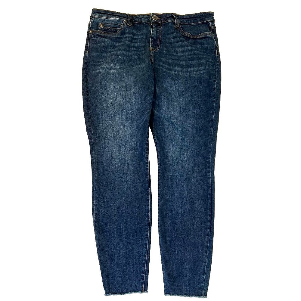 Kut from the Kloth Carlo Ankle Skinny Jeans Size 16